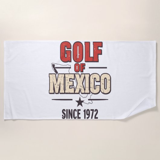 Golf Vrouwen Sociale Club Bloemen Strandlaken (Voorkant)