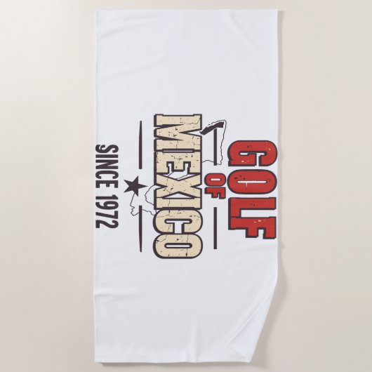 Golf Vrouwen Sociale Club Bloemen Strandlaken (Voorkant)