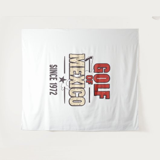 Golf Vrouwen Sociale Club Bloemen Wandkleed (Voorkant (horizontaal))