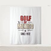 Golf Vrouwen Sociale Club Bloemen Wandkleed (Voorkant)