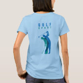 Golf | Vrouwen T-shirt (Achterkant)