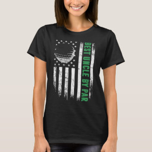 Golf VS Amerikaanse vlag Beste oom van Par T-shirt