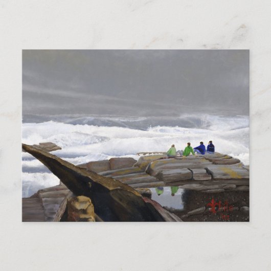 Golf Waarnemers Briefkaart (Voorkant)