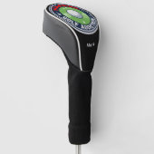 Golf Waarschuwing Ernstige Verslaving Grappige Gol Golfheadcover (Schuin)
