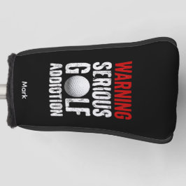 Golf Waarschuwing Ernstige Verslaving Grappige Gol Golfheadcover
