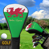 Golf Wales & Welsh Flag sport golfclubs Hoesjes Golfheadcover