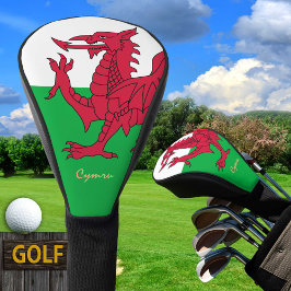 Golf Wales & Welsh Flag sport golfclubs Hoesjes Golfheadcover