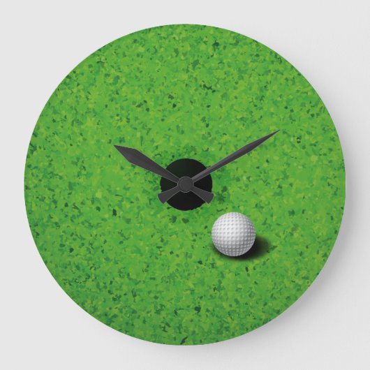 Golf-wandklok afspelen grote klok (Voorkant)