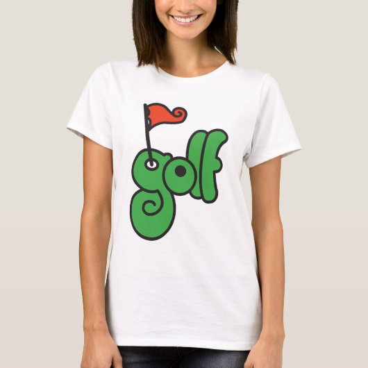 Golf Wang Levendig Groen en Rood T-shirt (Voorkant)