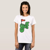 Golf Wang Levendig Groen en Rood T-shirt (Voorkant volledig)