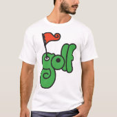 Golf Wang Levendig Groen en Rood T-shirt (Voorkant)