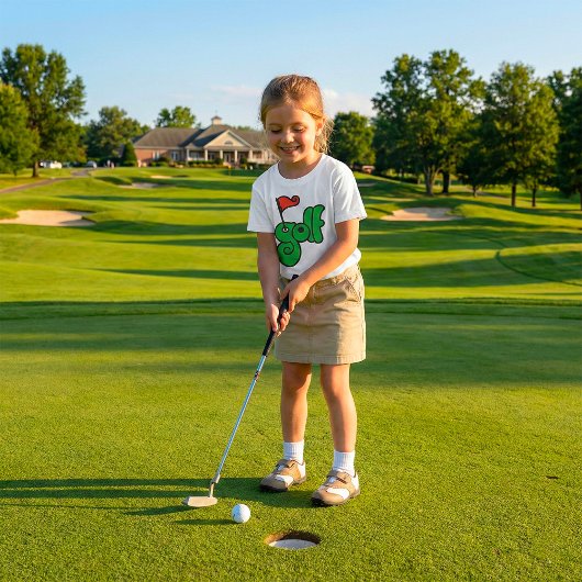 Golf Wang Levendig Groen en Rood T-shirt
