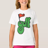Golf Wang Levendig Groen en Rood T-shirt (Voorkant)