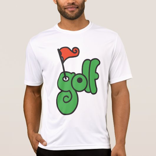 Golf Wang Levendig Groen en Rood T-shirt (Voorkant)