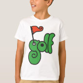 Golf Wang Levendig Groen en Rood T-shirt (Voorkant)