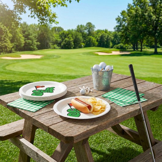 Golf Wang Vibrant Green and Red Papieren Bordje