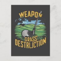 Golf Wapen van Grasvernietigingskunst