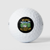 Golf Wapen van Grasvernietigingskunst Golfballen (Voorkant)