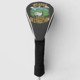 Golf Wapen van Grasvernietigingskunst Golfheadcover