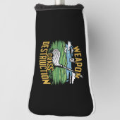 Golf Wapen van Grasvernietigingskunst Golfheadcover (Draai 90)
