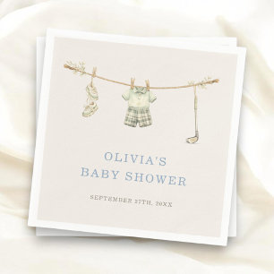 Golf Wasklijn Baby Shower Feest Servet