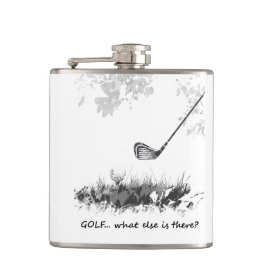 Golf Wat er nog meer is Fun Golfer Quote Heupfles
