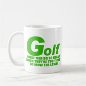 Golf Wat Mannen doen Koffiemok (Links)