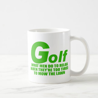 Golf Wat Mannen doen Koffiemok