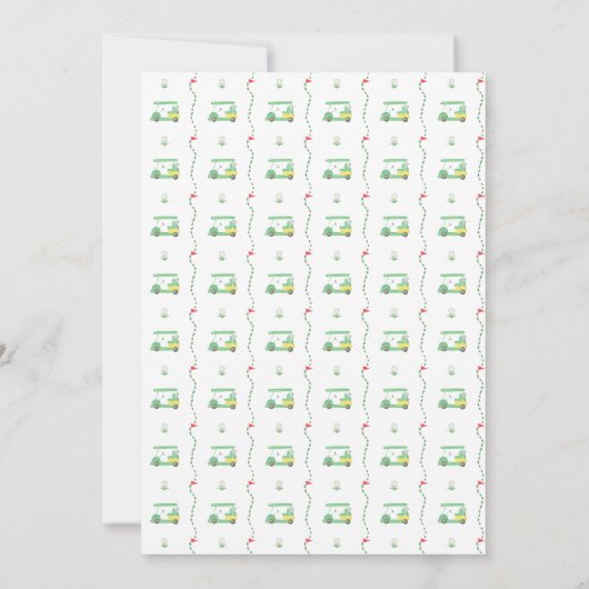 Golf Watch Party Kaart (Achterkant)