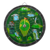 Golf Water Hazard Dartboard Dartbord (Voorkant)