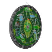 Golf Water Hazard Dartboard Dartbord (Voorkant Links)