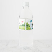 Golf waterfles etiket (Achterkant)