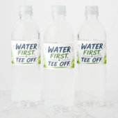 Golf  waterfles etiket (Flessen)