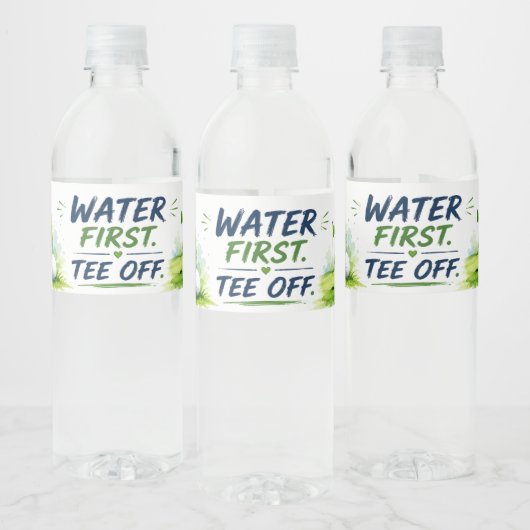 Golf waterfles etiket (Flessen)