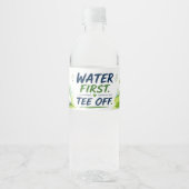 Golf waterfles etiket (Voorkant)