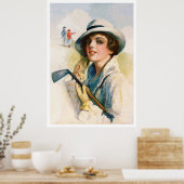 Golf Waterverf 1916 Poster (Keuken)
