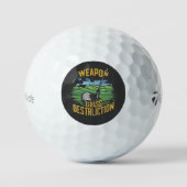 Golf Weapon of Grass Destruction Art Golfballen (Voorkant)