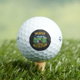 Golf Weapon of Grass Destruction Art Golfballen
