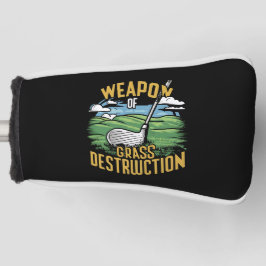 Golf Weapon of Grass Destruction Art Golfheadcover