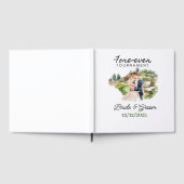 GOLF Wedding  Bride and Groom Golfer Golf Balls Gastenboek (Volledig)
