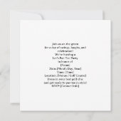 GOLF WEDDING Let’s Par-Tee Save the Date (Achterkant)