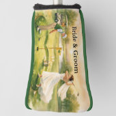 Golf Wedding Lucky in Love St. Patrick's Day theme Golfheadcover (Draai 90)