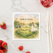 Golf Wedding Lucky in Love St. Patrick's Day theme Servet (Insitu)