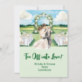 Golf Wedding on the golf course Kaart (Voorkant)