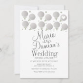 Golf Wedding Sports Stippen and T - shirts Kaart (Voorkant)