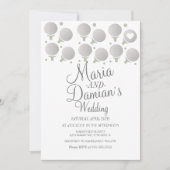 Golf Wedding Sports Stippen and T - shirts Kaart (Voorkant)