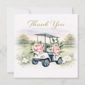 GOLF WEDDING thank you card  (Voorkant)