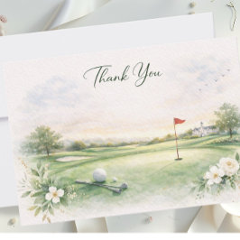GOLF WEDDING thank you card Bedankkaart
