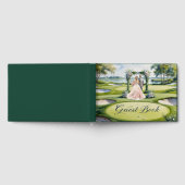 Golf Wedding thema voor Golfer op Golfbaan Gastenboek (Volledig)