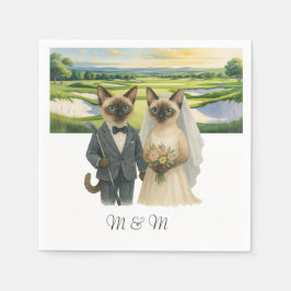 Golf Wedding themed for Cat Lovers Servet